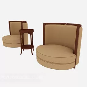 American Minimalist Sofa 3d model