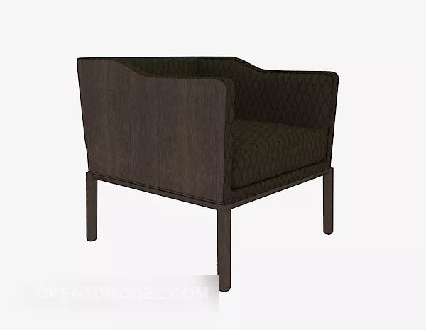 American Solid Wood Sofa Chair 3d model American Solid Wood Sofa Chair 3d model