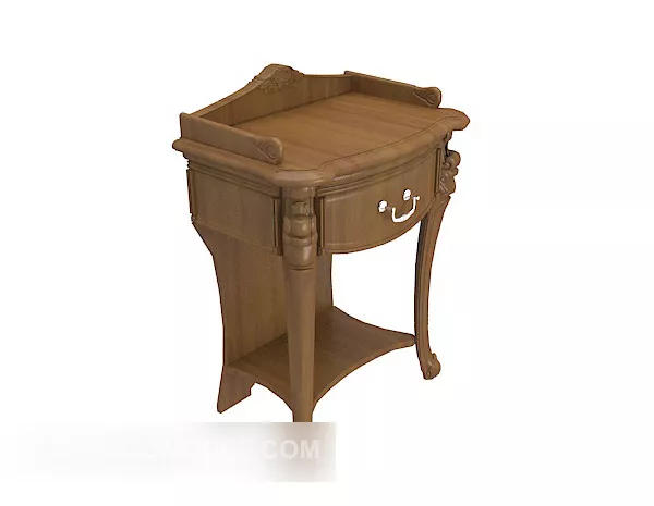 American Style Dresser 3d model American Style Dresser 3d model