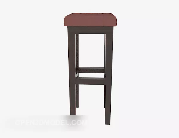 American Style Solid Wood High Chair 3d model American Style Solid Wood High Chair 3d model