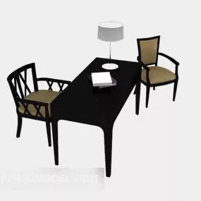 American Traditional Desk 3d model
