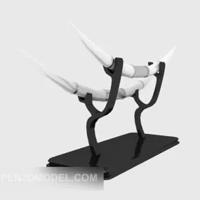 Horn Tableware Decoration 3d model