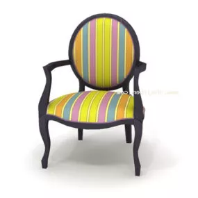 Home Armchair Retro Style 3d model