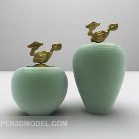 Vase Art Decoration 3d model