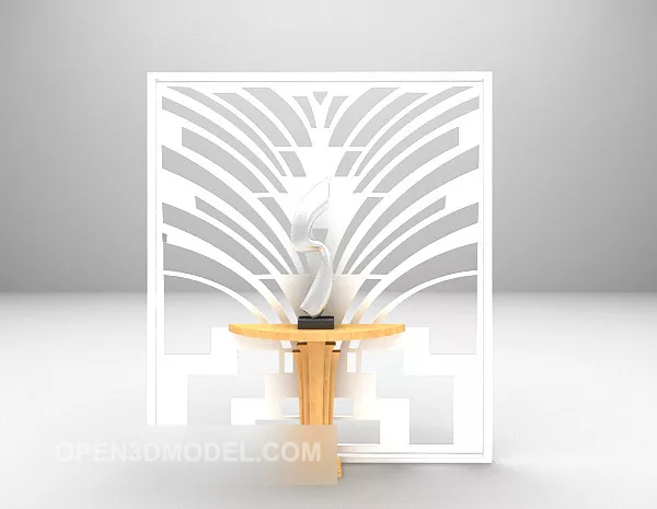 Background Wall Carving Decoration 3d model Background Wall Carving Decoration 3d model