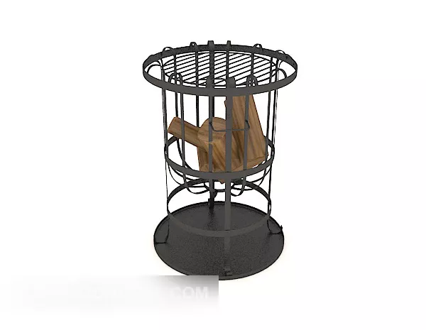 Hallway Rack 3d model