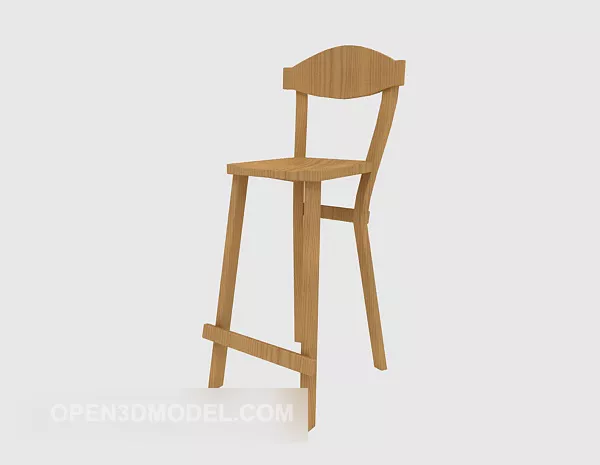 Interior Bar With Furniture 3d model