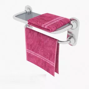 Bath Room Towel Rack 3d model