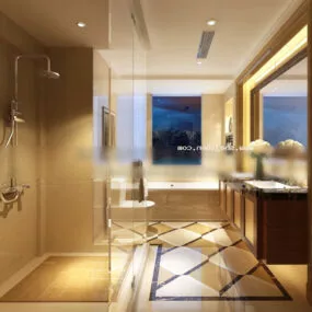 Bathroom Modern Lighting 3d model