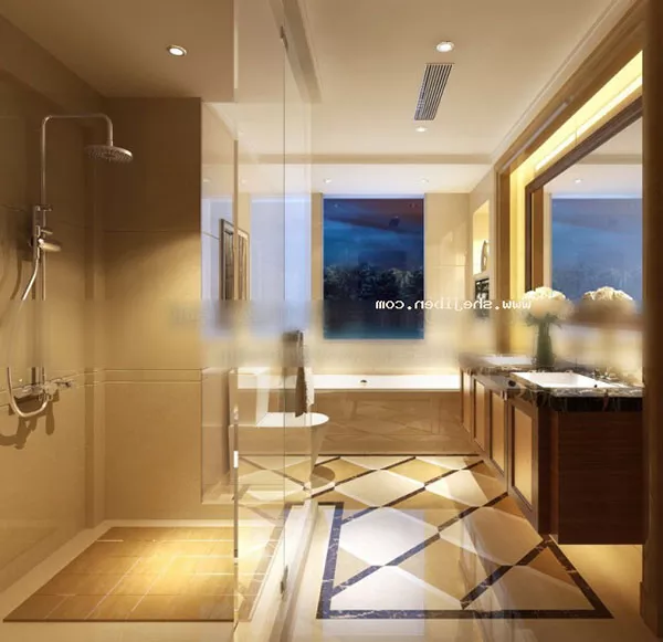 Bathroom Modern Lighting 3d model Bathroom Modern Lighting 3d model