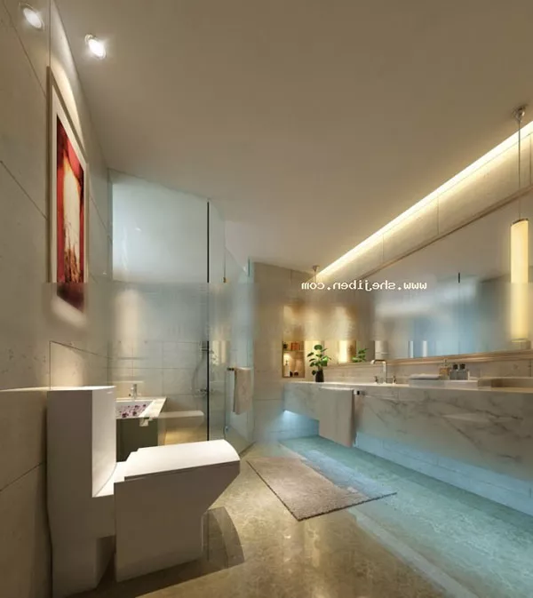 Bathroom Modern Style 3d model Bathroom Modern Style 3d model