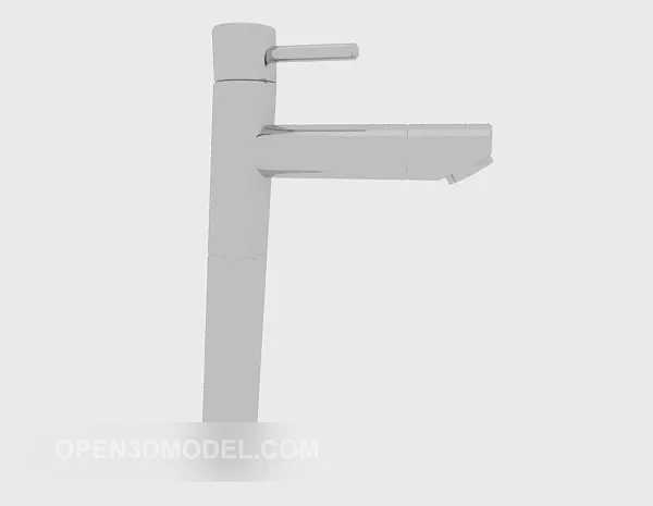 Bathroom Grey Tap 3d model Bathroom Grey Tap 3d model