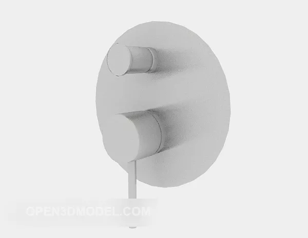 Beige Switch 3d model