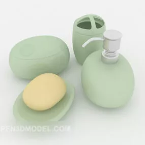 Bathroom Small Piece Set 3d model