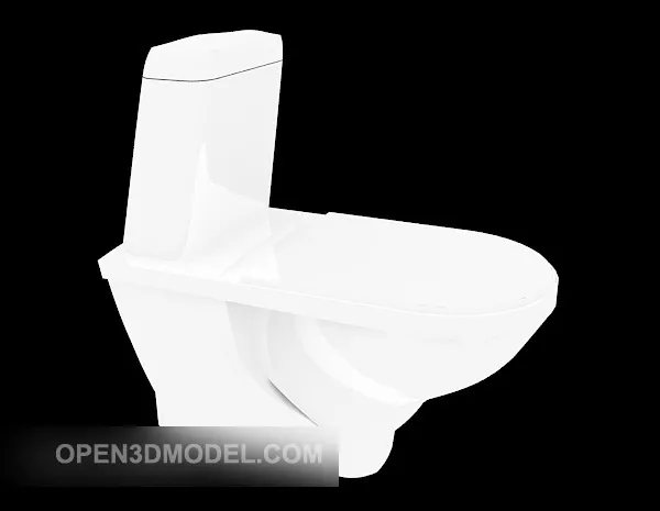 Floor Toilet Sanitary 3d model