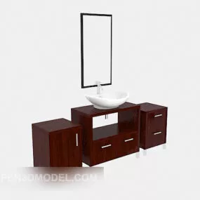 Bathroom Washbasin Furniture 3d model