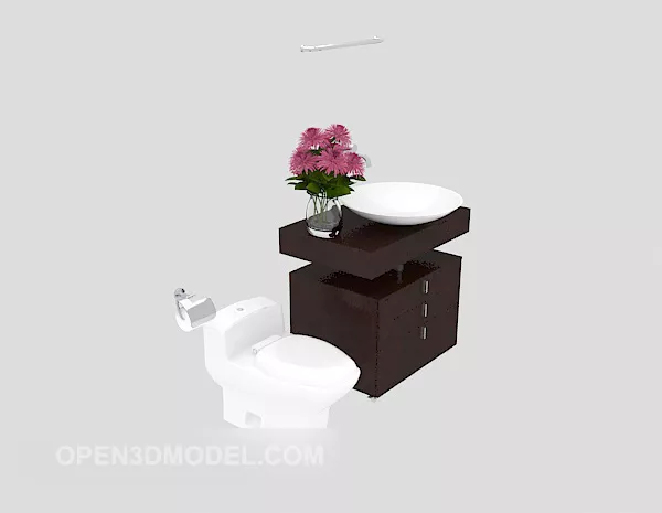 Smart Toilet 3d model