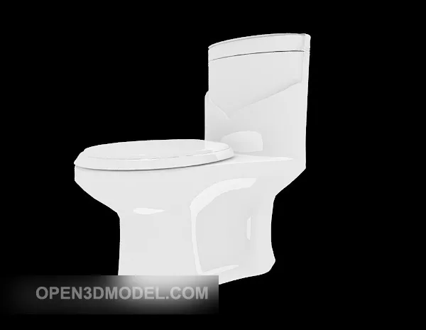 Sanitary Wash Basin Rectangular 3d model