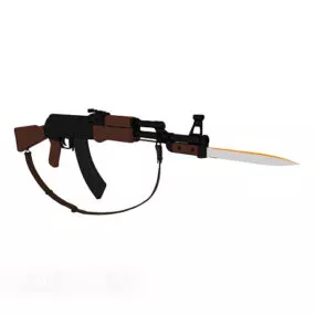 Bayonet Rifle Gun 3d model
