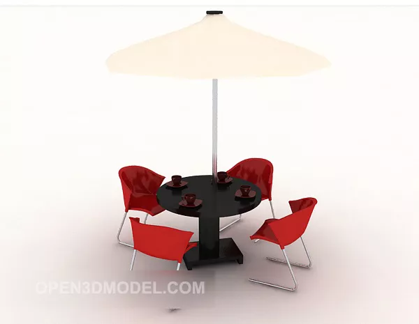 Open Umbrella 3d model