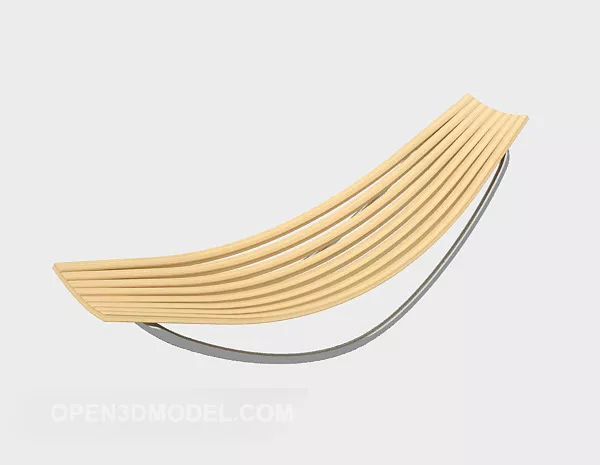 Simple Lounge Chair Modernism 3d model