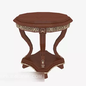 Beautiful European Side Table Furniture 3d model