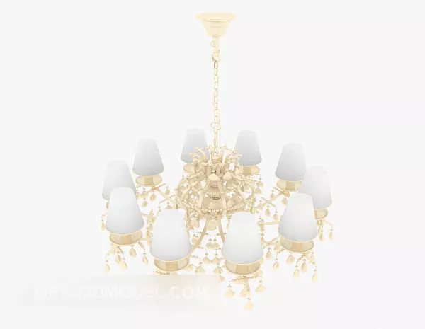 Beautiful Chandelier Design 3d model Beautiful Chandelier Design 3d model