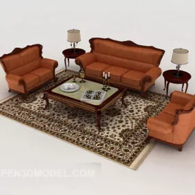 Beautiful Combination Sofa 3d model