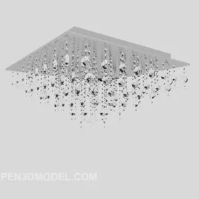 Beautiful Crystal Chandelier 3d model