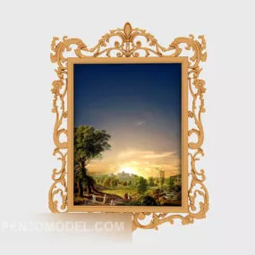 Beautiful Photo Frame 3d model