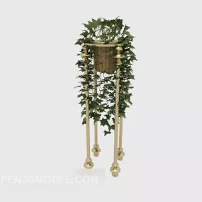 Beautiful Potted Planting Outdoor 3d model