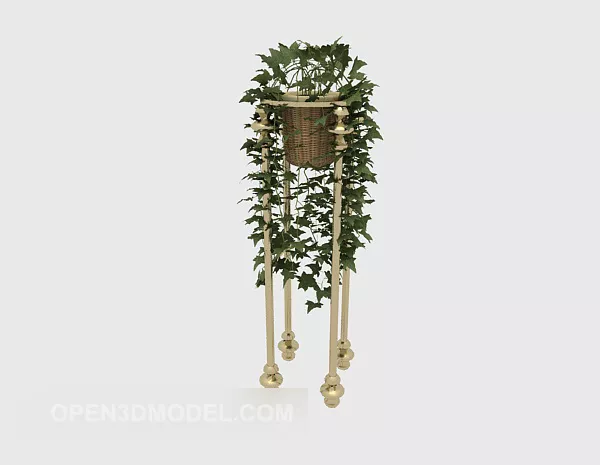 Beautiful Potted Planting Outdoor 3d model Beautiful Potted Planting Outdoor 3d model