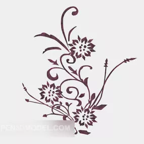 Beautiful Wall Decoration 3d model