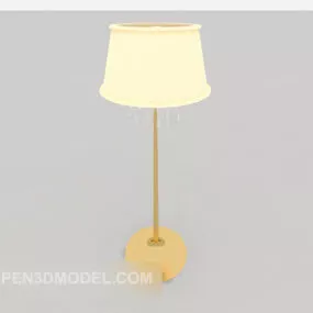 Beautiful Yellow Floor Lamp 3d model
