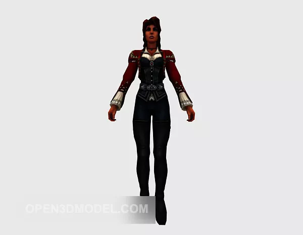 Black Widow Character 3d model