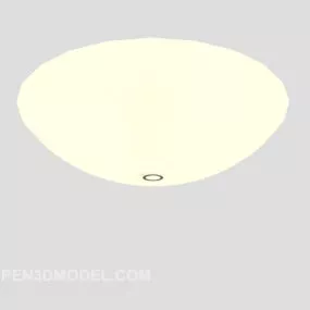 Bedroom Ceiling Lamp Round Shade 3d model