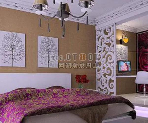 Tree Pattern Screen Partition 3d model