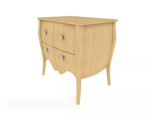 Bedroom Simple Bedside Table 3d model Bedroom Simple Bedside Table 3d model