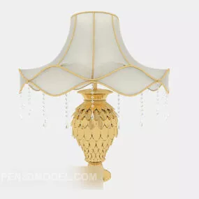 Bedroom Table Lamp Classical 3d model