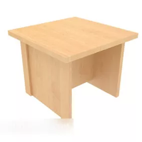Bedside Table Light Wood 3d model