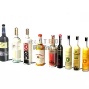 Beer Bottle Collection 3d model