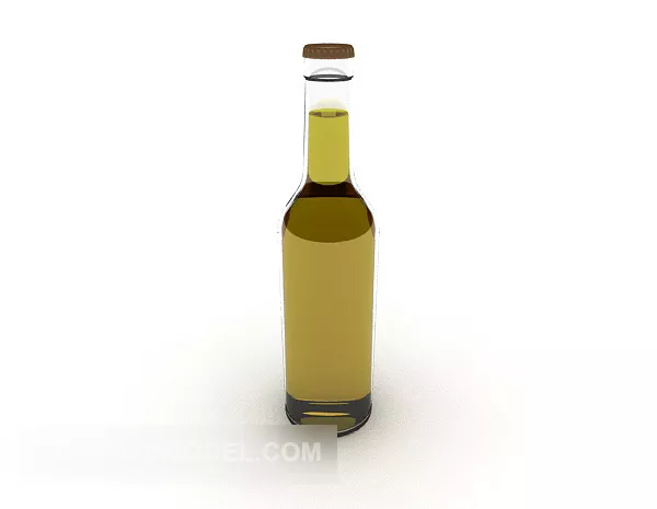 Champagne Bottle 3d model