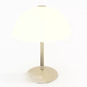 Beige Minimalist Table Lamp 3d model