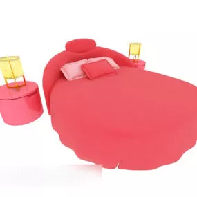 Big Red Children’s Bed 3d model