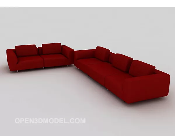 Fixed Leg Seat Stool 3d model