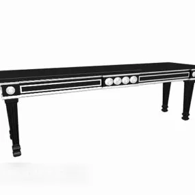 European Vintage Style Table Furniture 3d model