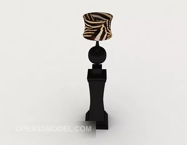 Black Personality Table Lamp 3d model Black Personality Table Lamp 3d model