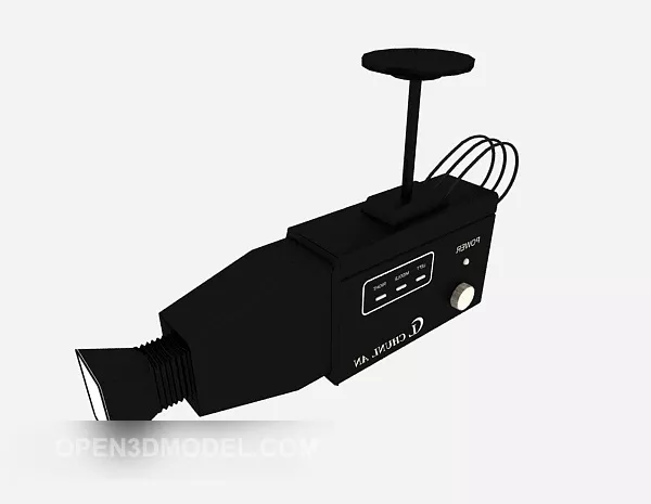 White Projector Gadget 3d model