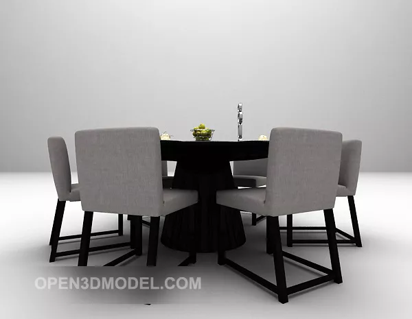 Building Market Restaurant 3d model