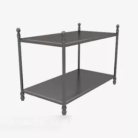 Black Side Cabinet 3d model